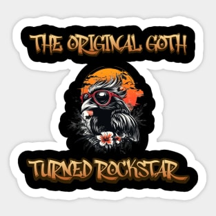 Cool Raven: Dark, Mysterious, and Effortlessly Stylish Sticker